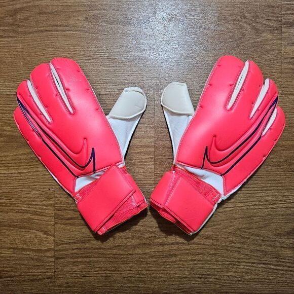 Nike GK Premier SGT Goalkeeper Gloves Size 10 Goalie Soccer CK4899-635 Red White - Picture 9 of 9